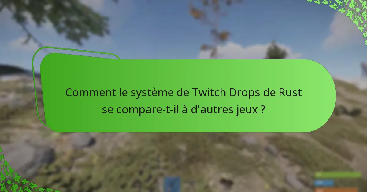 Quels skins saisonniers sont disponibles dans les Rust Twitch Drops ?