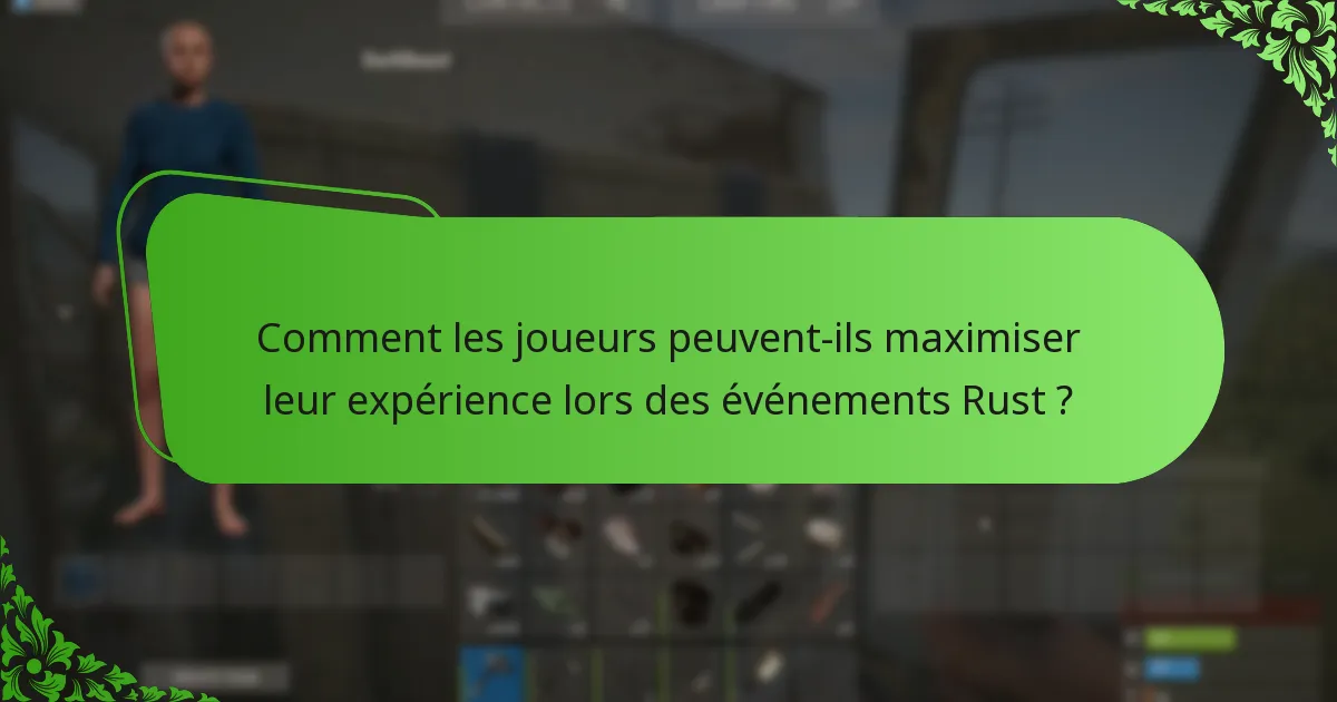 Comment les stratégies promotionnelles sont-elles mises en œuvre pour les événements Rust ?