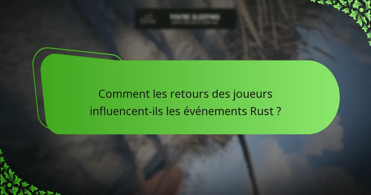 Quelles initiatives caritatives sont associées aux événements Rust ?